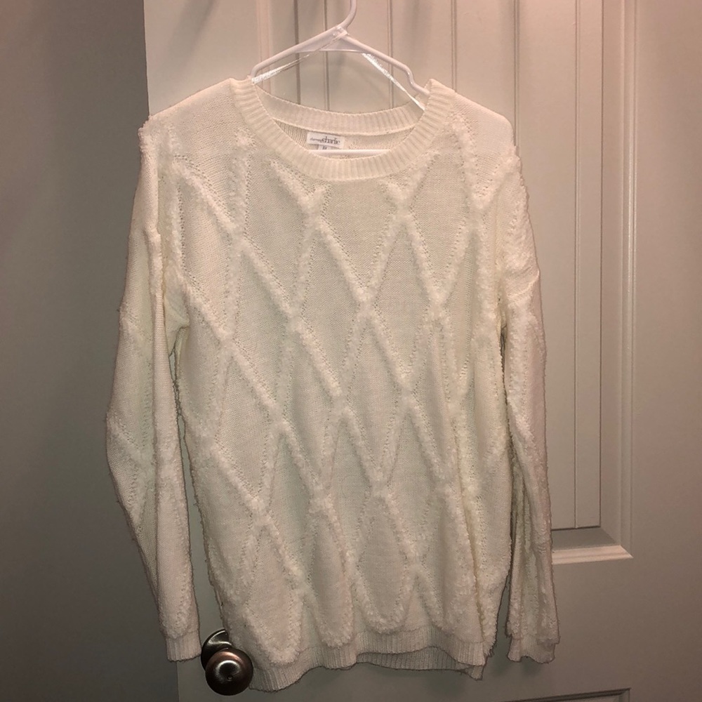 Charming Charlie Cream Sweater